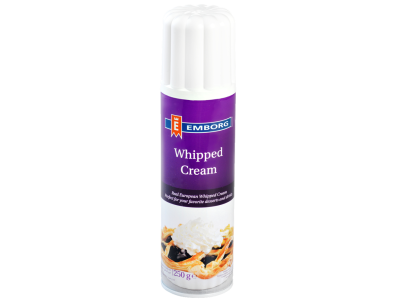 Whipping cream spray