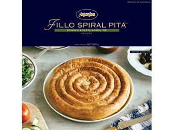Picture of Spinach & Fetta Spiral Pie