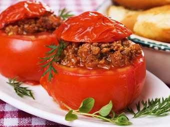 Picture of Stuffed Tomatoes with Sausage