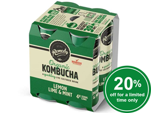 Picture of Lemon Lime & Mint Kombucha