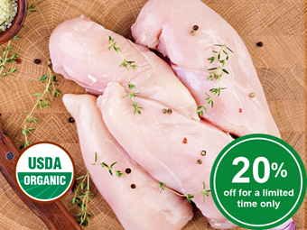 Picture of Organic Chicken Breast Fillets - Halal